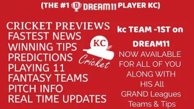 dream11 ipl fantasy cricket & Kc Dream11 team news截图5