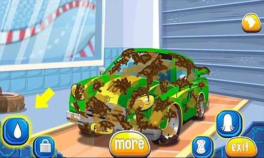 sports car washing games free截图4