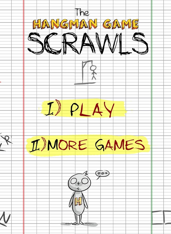 The hangman game scrawls截图4