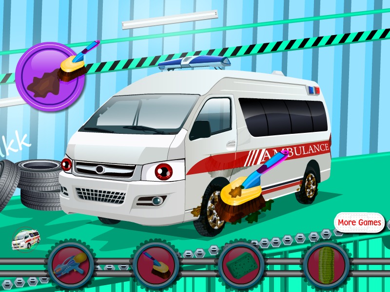 Ambulance Car Wash截图4