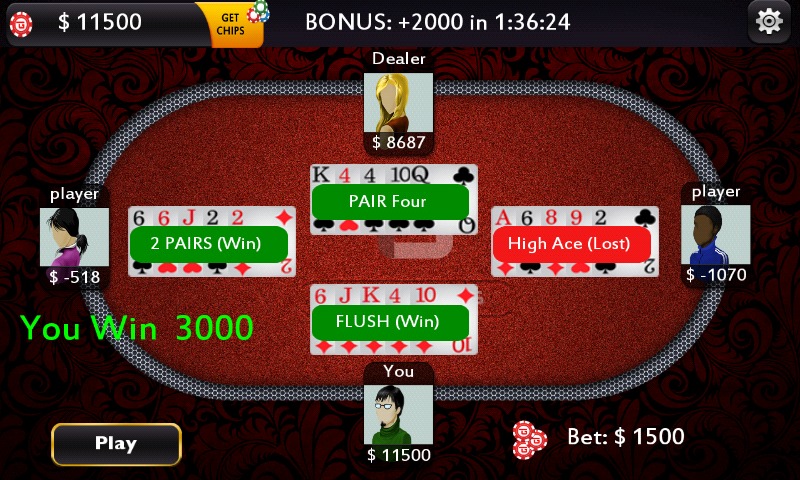 Card Poker game截图2