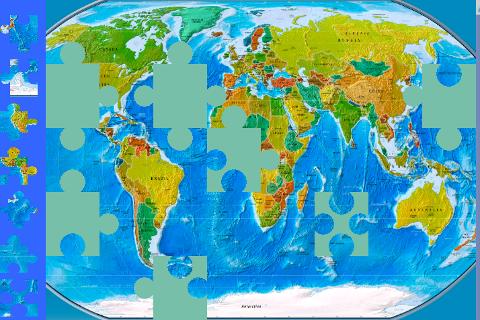 世界地图拼图截图3