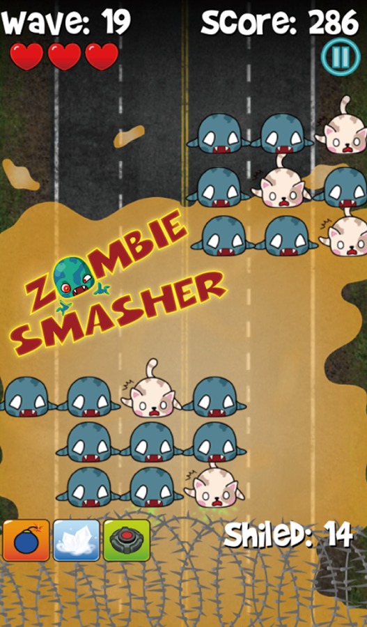 粉碎机僵尸 Zombie Smasher截图5