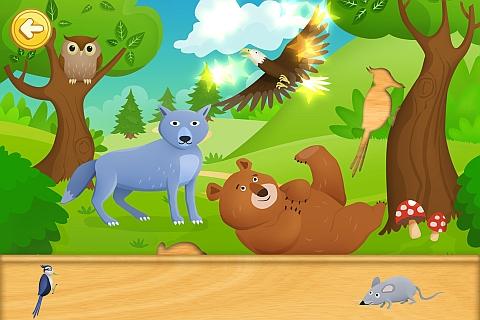 有趣的动物 Animal Fun Puzzle for Toddlers截图2