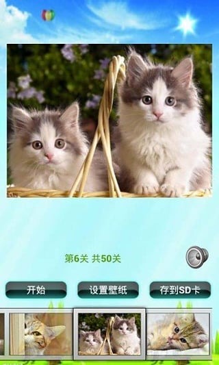 猫咪拼图儿童游戏截图3