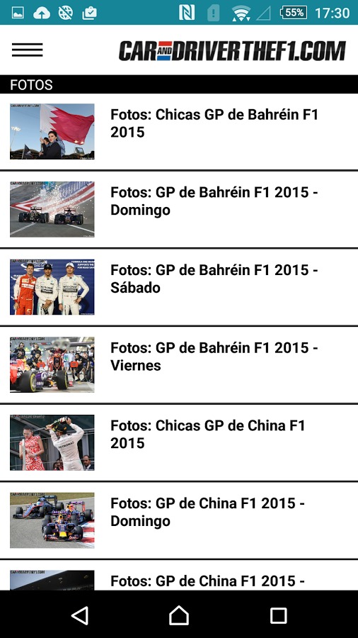 THEF1.COM carreras f1 coches截图5