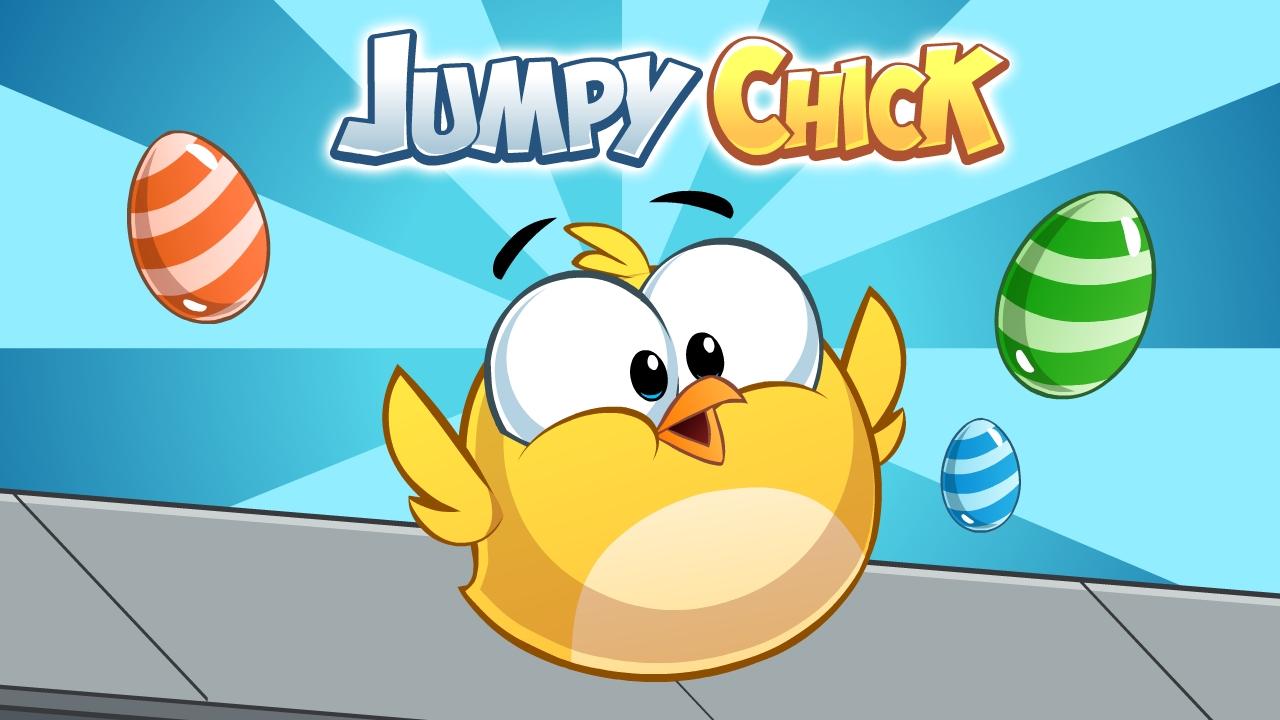 Jumpy Chick HD : 神经兮兮的小鸡截图1