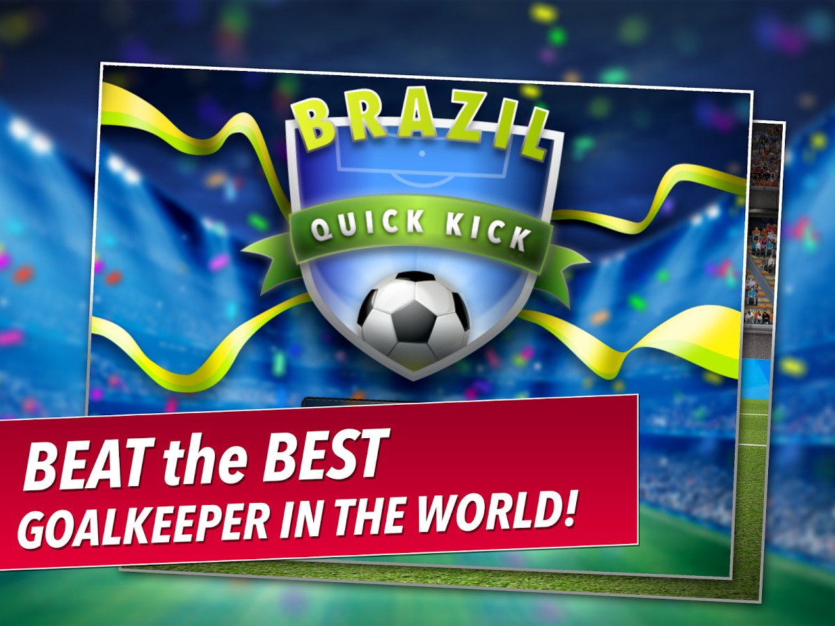 Quick Kick Brazil: 最佳点球 拍足球赛截图5