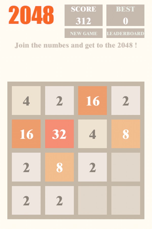 2048迷你版截图5