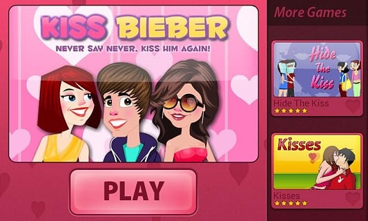 Kiss Bieber截图2