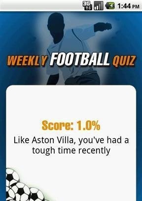 Weekly Football Quiz截图2