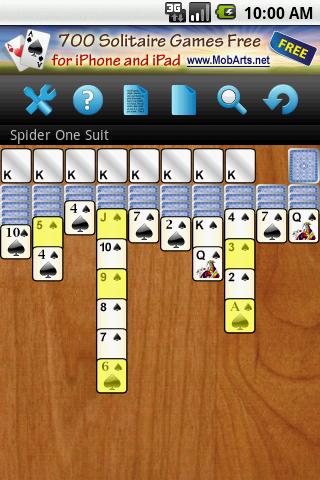 91 Spider Solitaire Games截图1