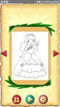 Miss Barbie princess - color book截图4