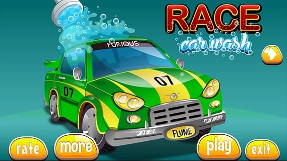 sports car washing games free截图1