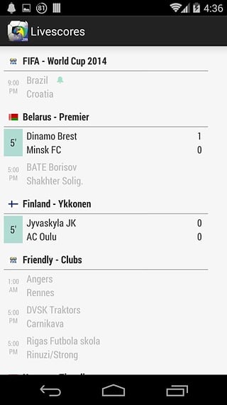 Soccer Live Scores截图2
