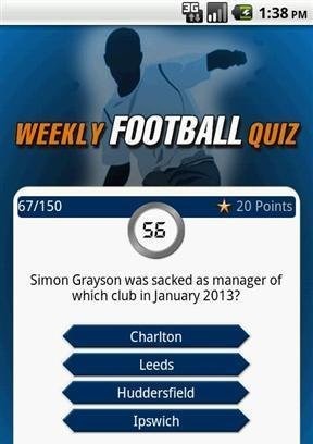 Weekly Football Quiz截图5