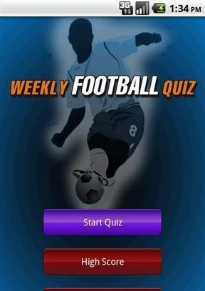 Weekly Football Quiz截图1