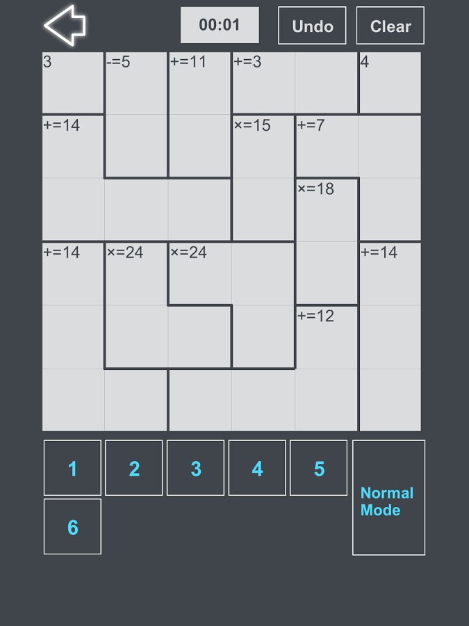 算独MathDu-比数独更有乐趣和挑战的计算解谜游戏截图1