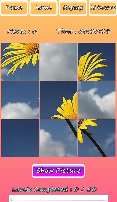 Photo Puzzle Of Flowers截图1