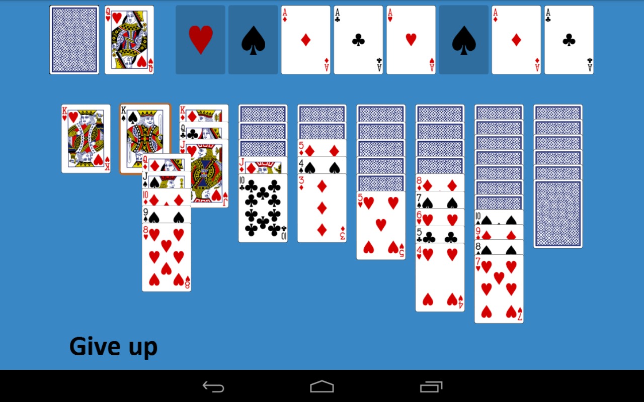 Solitaire Klondike Two Decks截图3