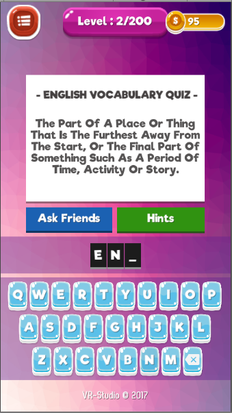 Guess the Words : English Vocabulary Quiz截图3