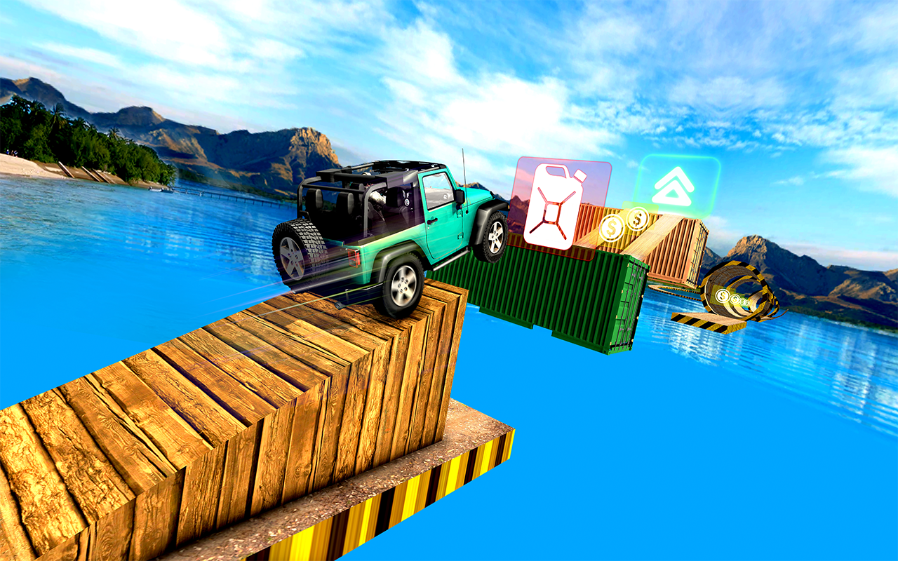 Offroad Jeep Hill Driving Hilarious Fun截图2