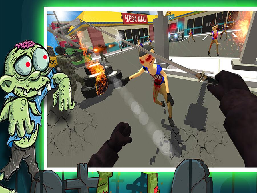 Zombie War Stickman Fighting : FPS Shooting Game截图4