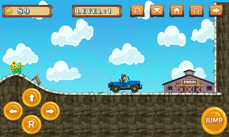 Hill Climb Paw Patrol Racing截图1