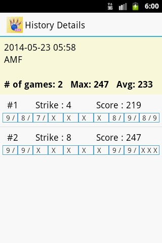 My Bowling Scoreboard FREE截图2