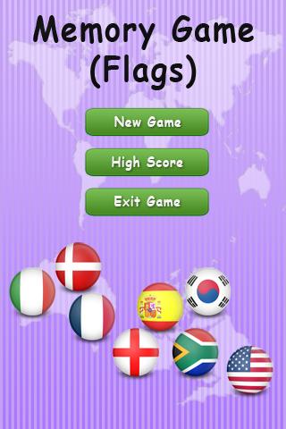 Memory Game - Flags截图1