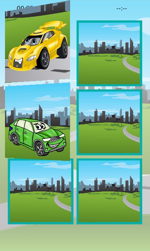 Cars Memory Puzzle截图3