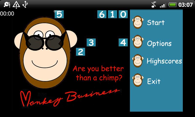 Monkey Business, a memory game截图1