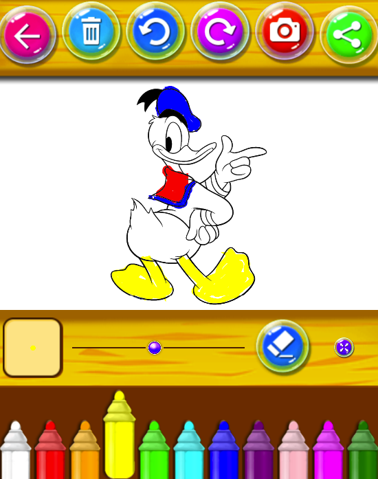 Coloring Duck and Friends截图3