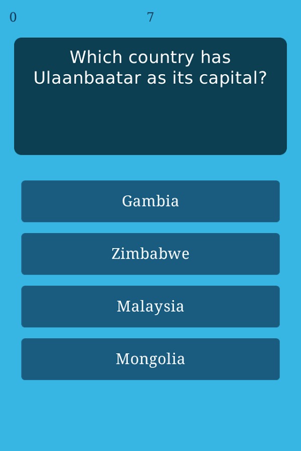 World Capitals Geography Quiz截图4