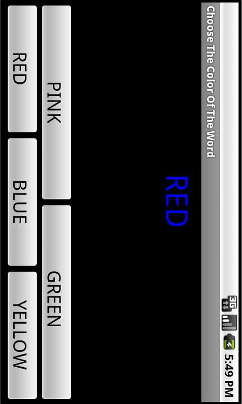 Choose The Color Of The Word截图2