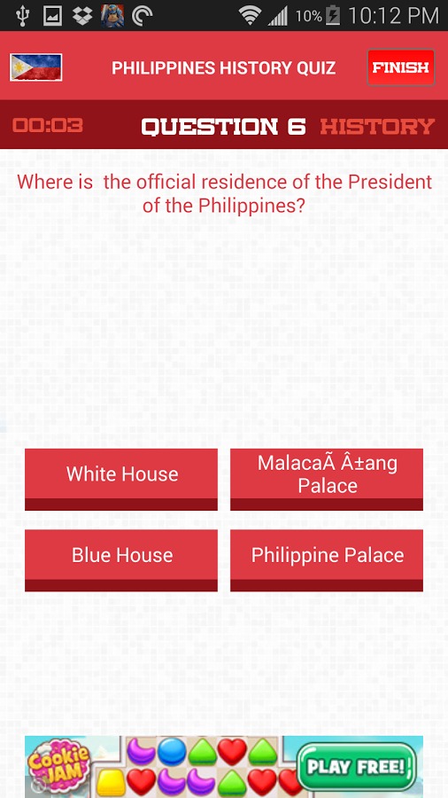 Philippines history quiz截图3