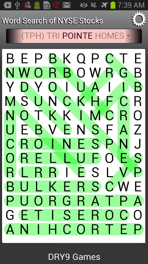 Wall Street Word Search NYSE截图4