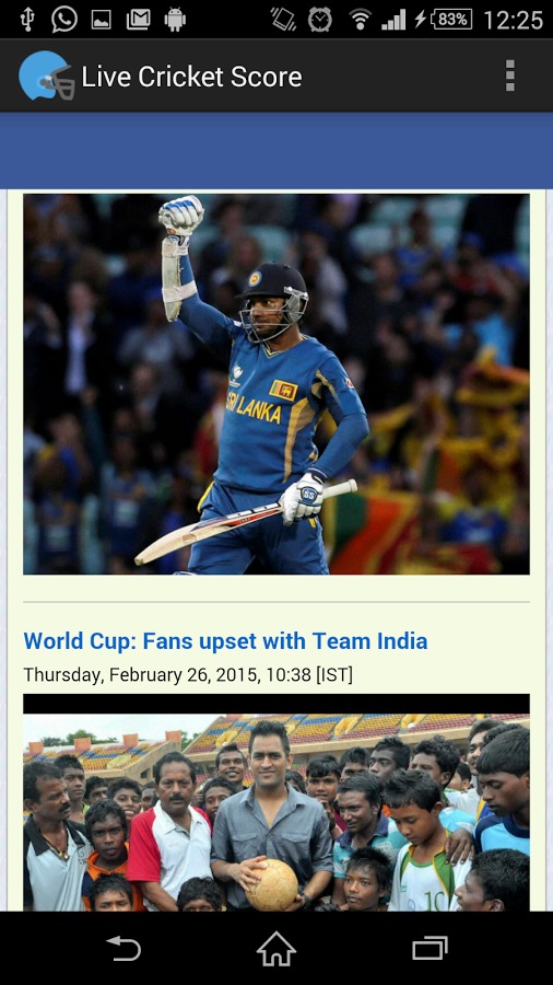 Live Cricket Score/World Cup截图5