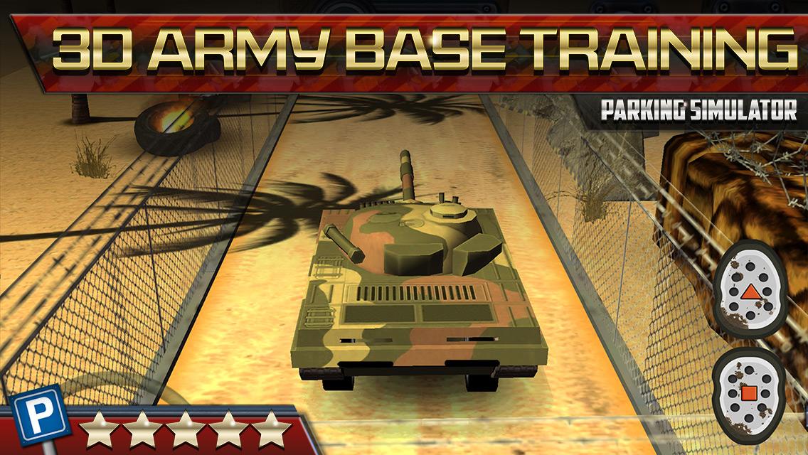 Army Tank 3D Real Parking Game截图1