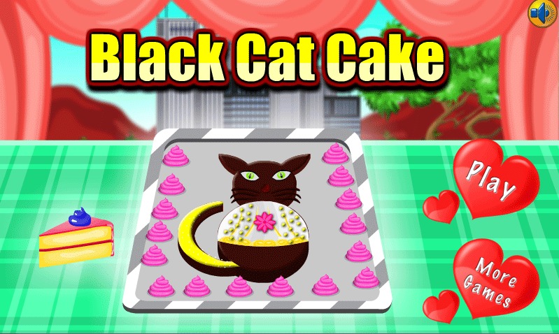 Cooking Game Black Cat Cake截图3