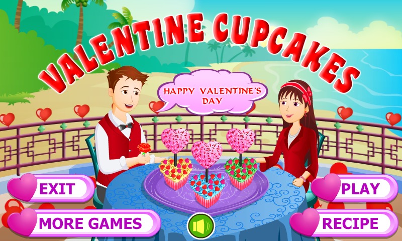 Valentine Cupcakes Cooking截图1