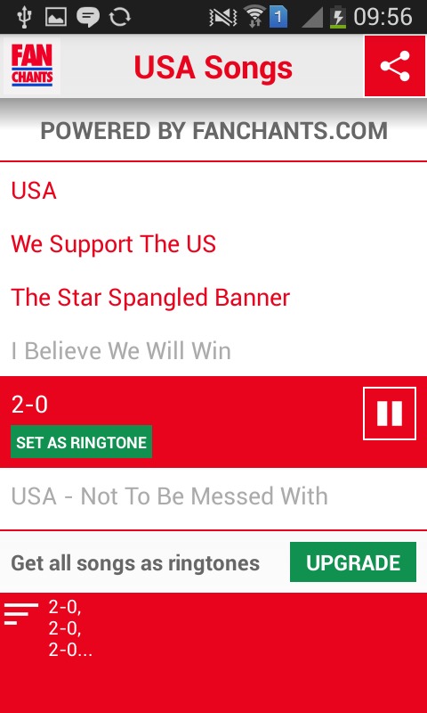 USA! USA! World Cup 2014 Songs截图3