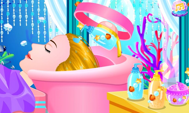 Mermaid Princess Hair Salon截图2