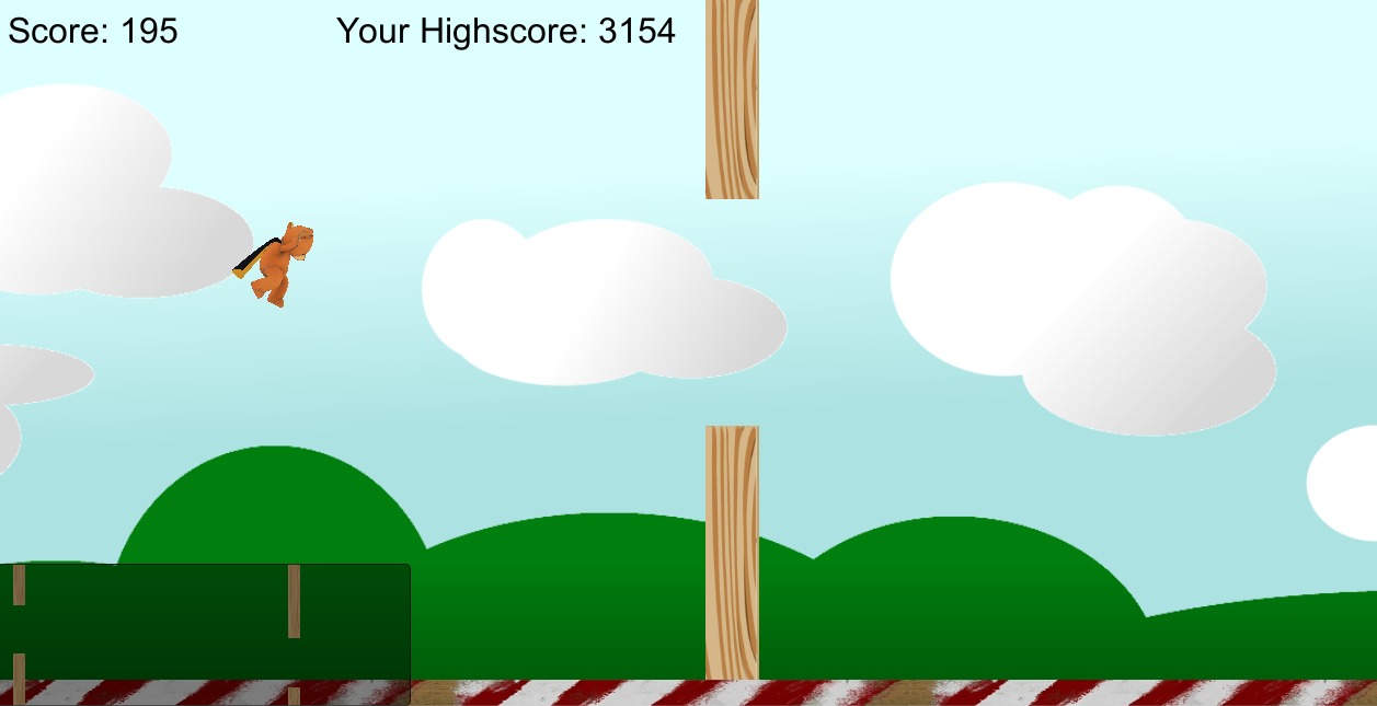 Flappy Teddy 3D截图2