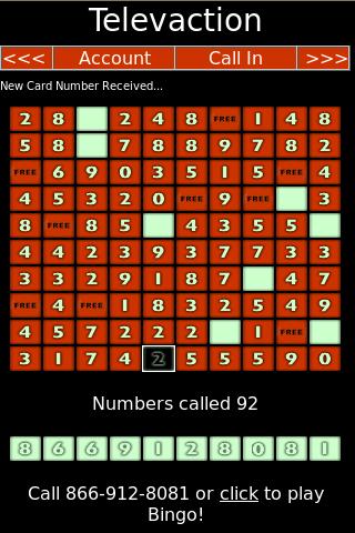 Phone Number Bingo截图1