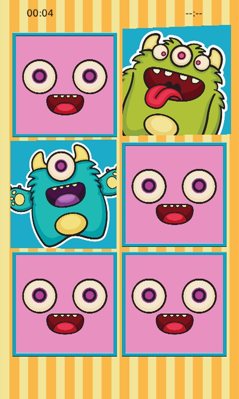 Funny Monster Fun Memory Puzle截图3