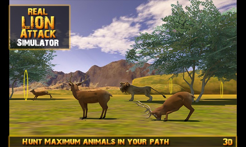 Real Lion Attack Simulator 3D截图3