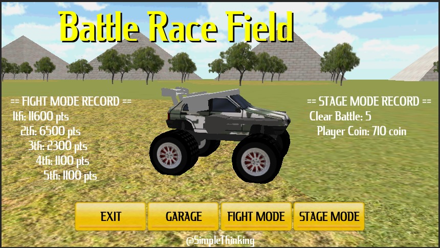 Battle Racing Filed 3D截图2