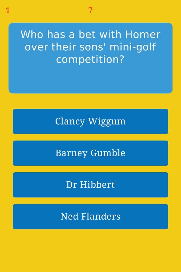 Trivia for The Simpsons截图4