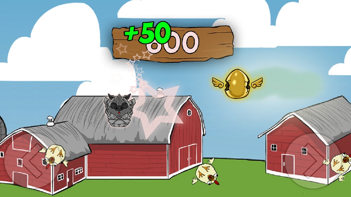 Bouncy Pig: Chicken Frenzy截图2